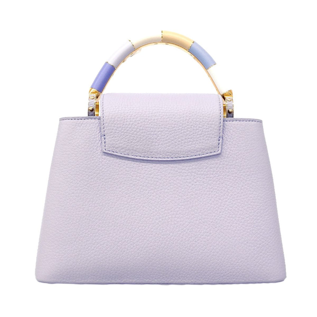 Louis Vuitton Handbag Taurillon Capucines BB Purple 2-Way — view 9