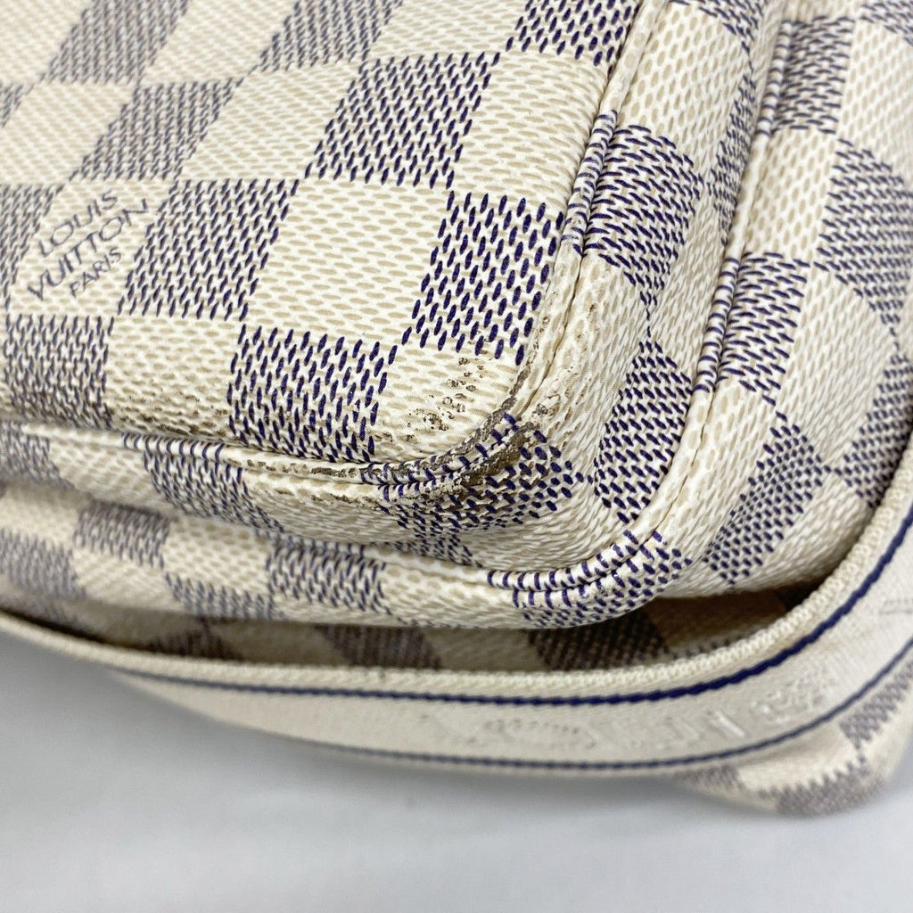 Louis Vuitton Shoulder Bag Damier Azur Naviglio White — view 6