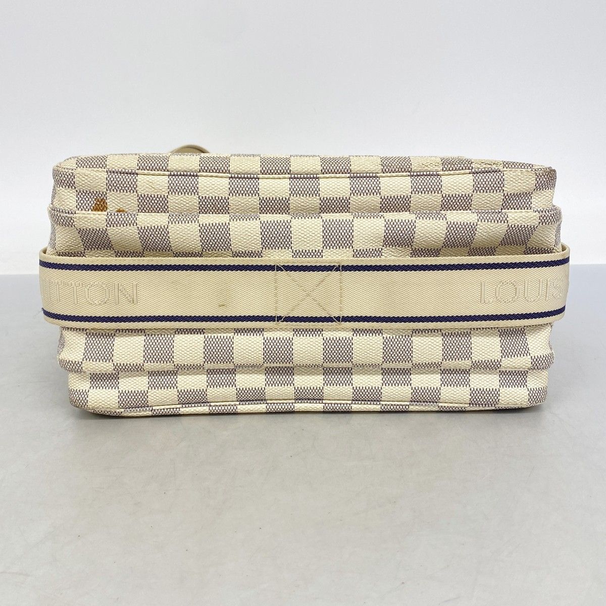 Louis Vuitton Shoulder Bag Damier Azur Naviglio White — view 3