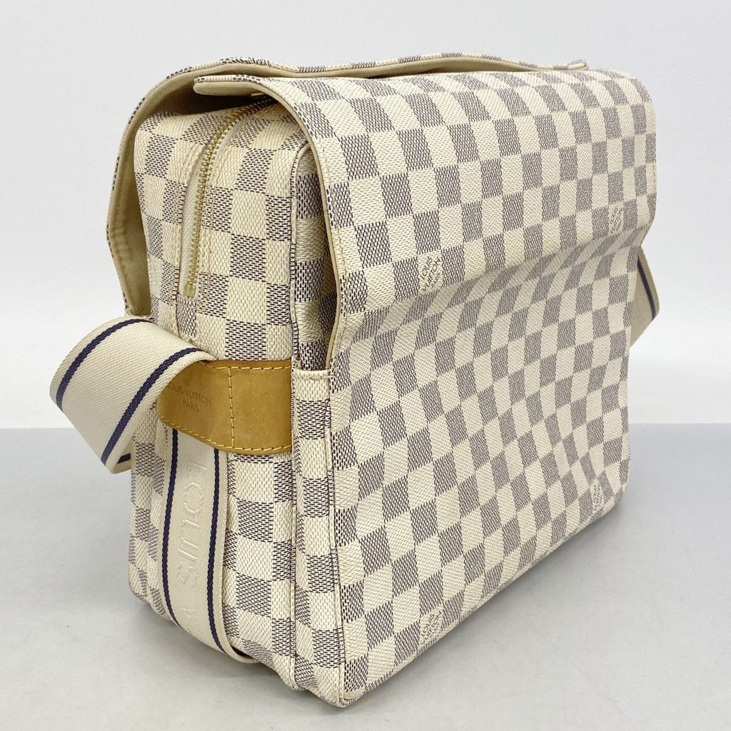 Louis Vuitton Shoulder Bag Damier Azur Naviglio White — view 2