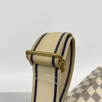 Louis Vuitton Shoulder Bag Damier Azur Naviglio White — view 9