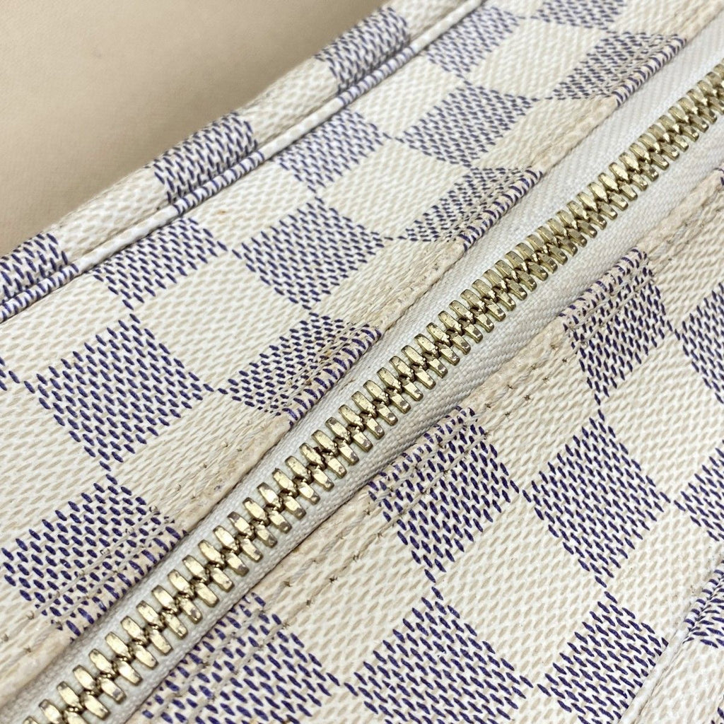 Louis Vuitton Shoulder Bag Damier Azur Naviglio White — view 8