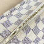 Louis Vuitton Shoulder Bag Damier Azur Naviglio White — view 8