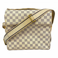 Louis Vuitton Shoulder Bag Damier Azur Naviglio White