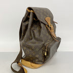 Louis Vuitton Backpack Monogram Montsouris GM Brown — view 2