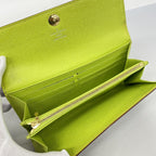 Louis Vuitton Wallet Monogram Multicolor Portefeuille Sarah Noir Pistache — view 3