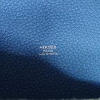 Hermes Handbag Picotin Lock Touch MM Taurillon Clemence Swift Blue Paradise — view 5