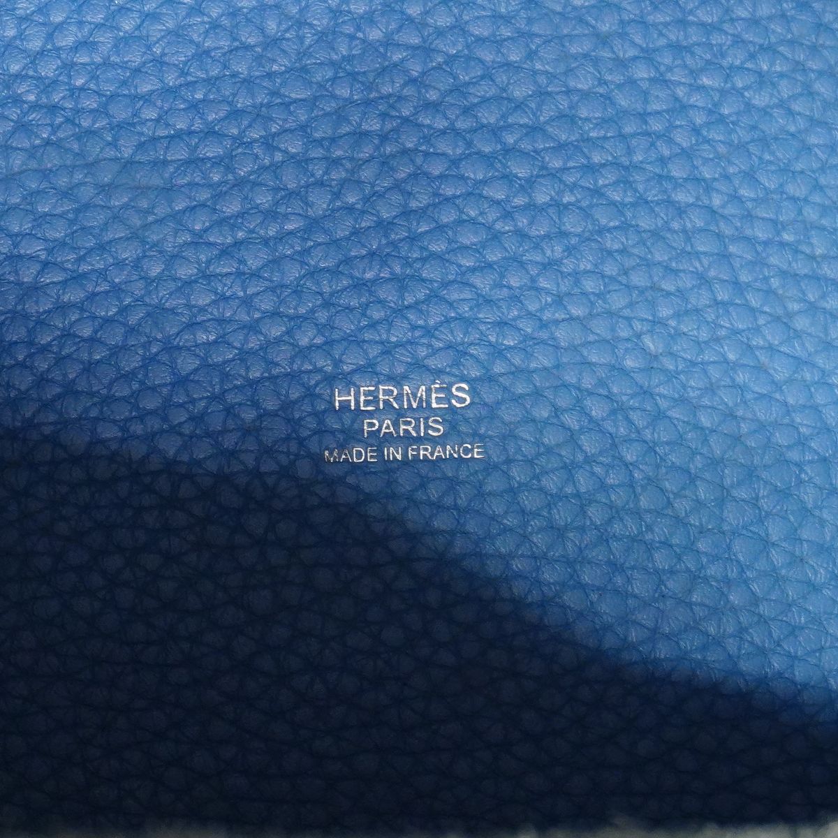 Hermes Handbag Picotin Lock Touch MM Taurillon Clemence Swift Blue Paradise — view 5