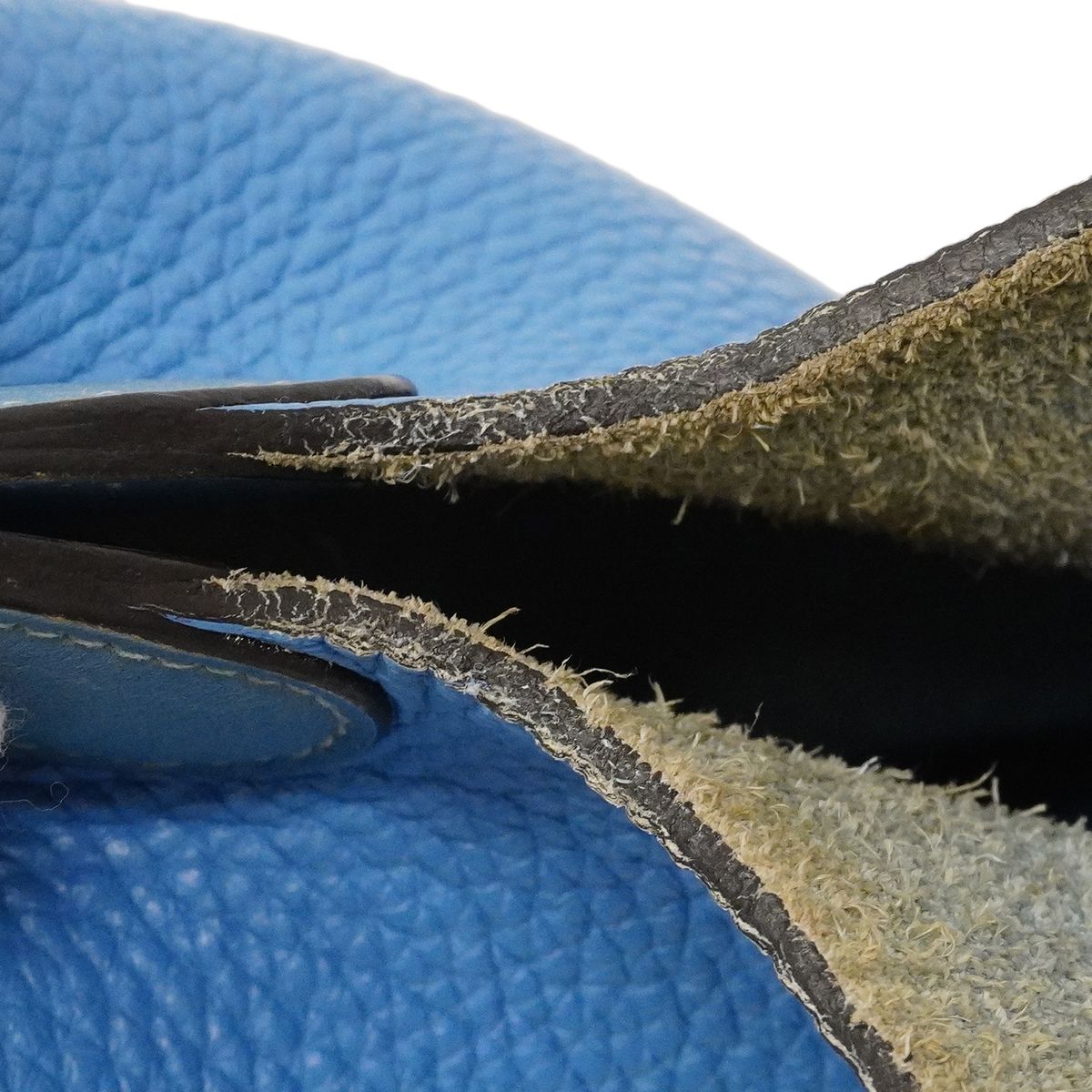 Hermes Handbag Picotin Lock Touch MM Taurillon Clemence Swift Blue Paradise — view 6