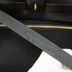 Hermes Handbag Herbag Zip PM Toile Military Black Gold 2-Way — view 6