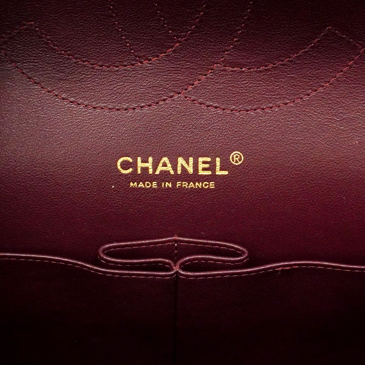 Chanel Shoulder Bag Deca Quilted Lambskin Black Gold — view 5