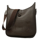 Hermes Shoulder Bag Evelyne Taurillon Clemence Ecorse Silver