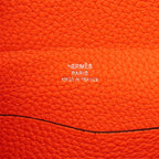Hermes Shoulder Bag Vidopoche Togo Capucines Silver — view 5