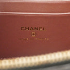 Chanel Shoulder Bag Quilted Caviar Leather Black Champagne Gold — view 5