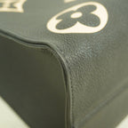 Louis Vuitton Tote Monogram Empreinte On The Go MM Black Beige 2-Way — view 6