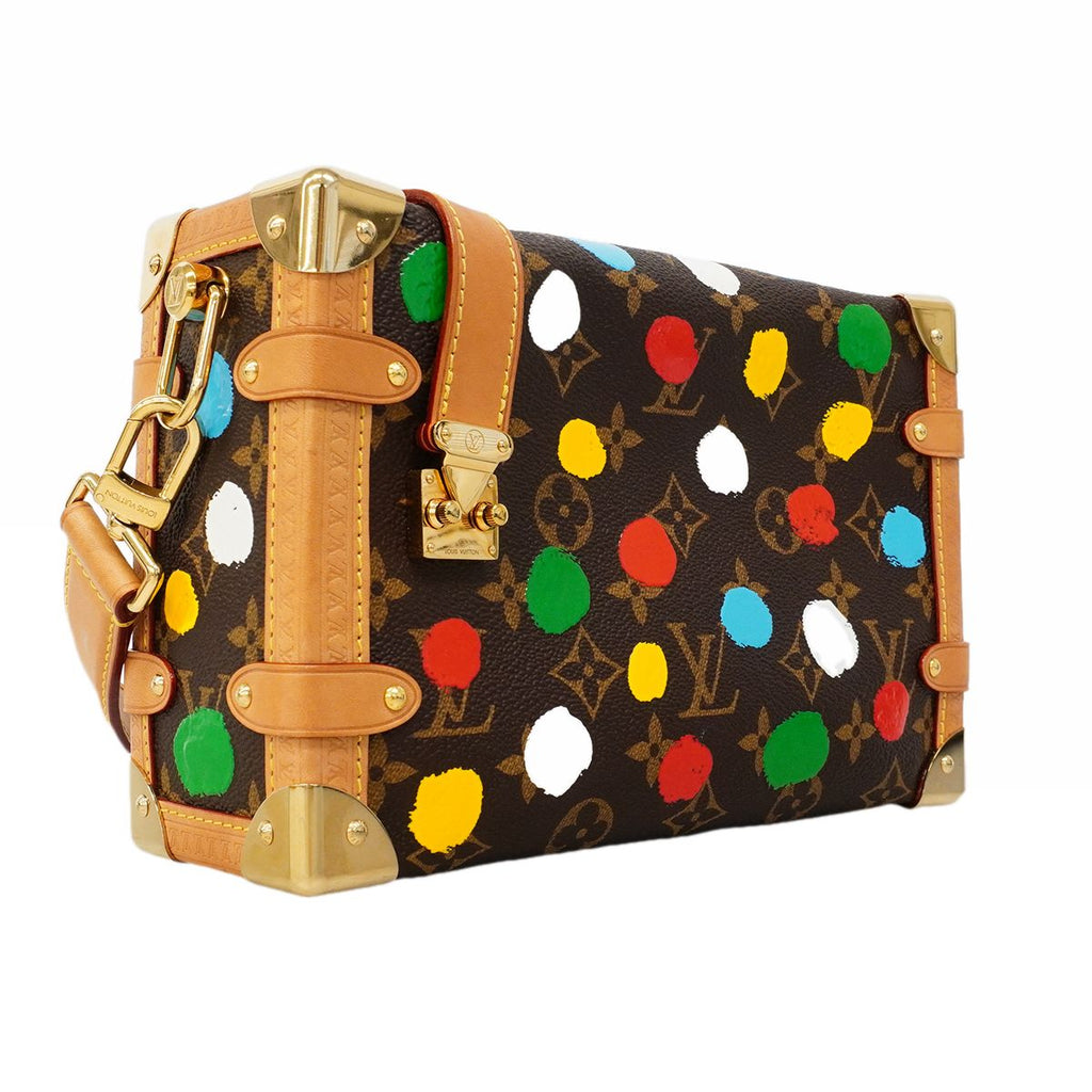 Louis Vuitton Handbag Monogram Side Trunk Brown Multicolor 2-Way Bag Yayoi — view 2