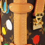 Louis Vuitton Handbag Monogram Side Trunk Brown Multicolor 2-Way Bag Yayoi — view 7