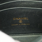 Chanel Handbag Quilted Lambskin Dark Green Champagne Gold 2-Way — view 5