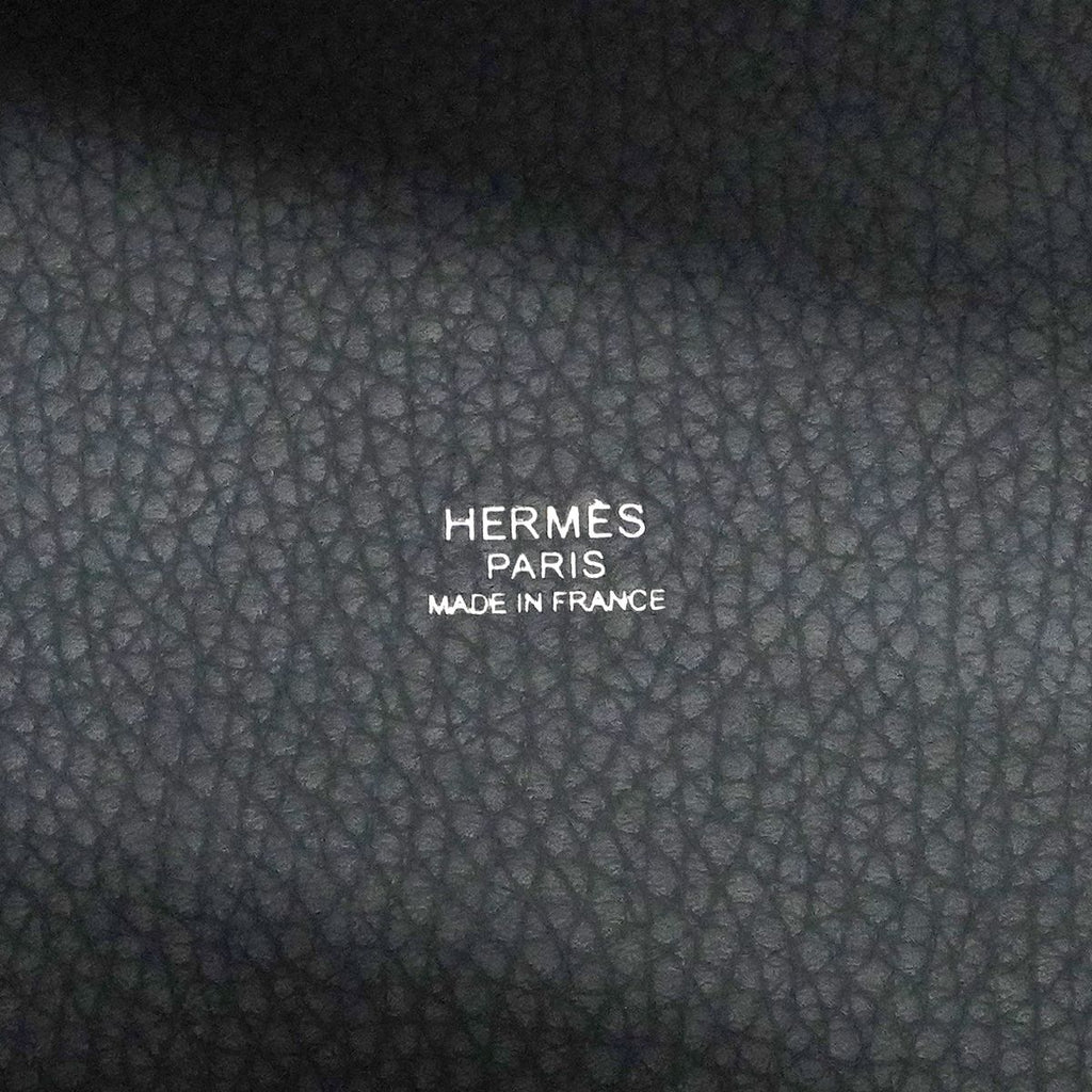Hermes Handbag Picotin Lock PM Taurillon Clemence Vert Amand Silver — view 5