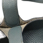 Hermes Handbag Picotin Lock PM Taurillon Clemence Vert Amand Silver — view 9