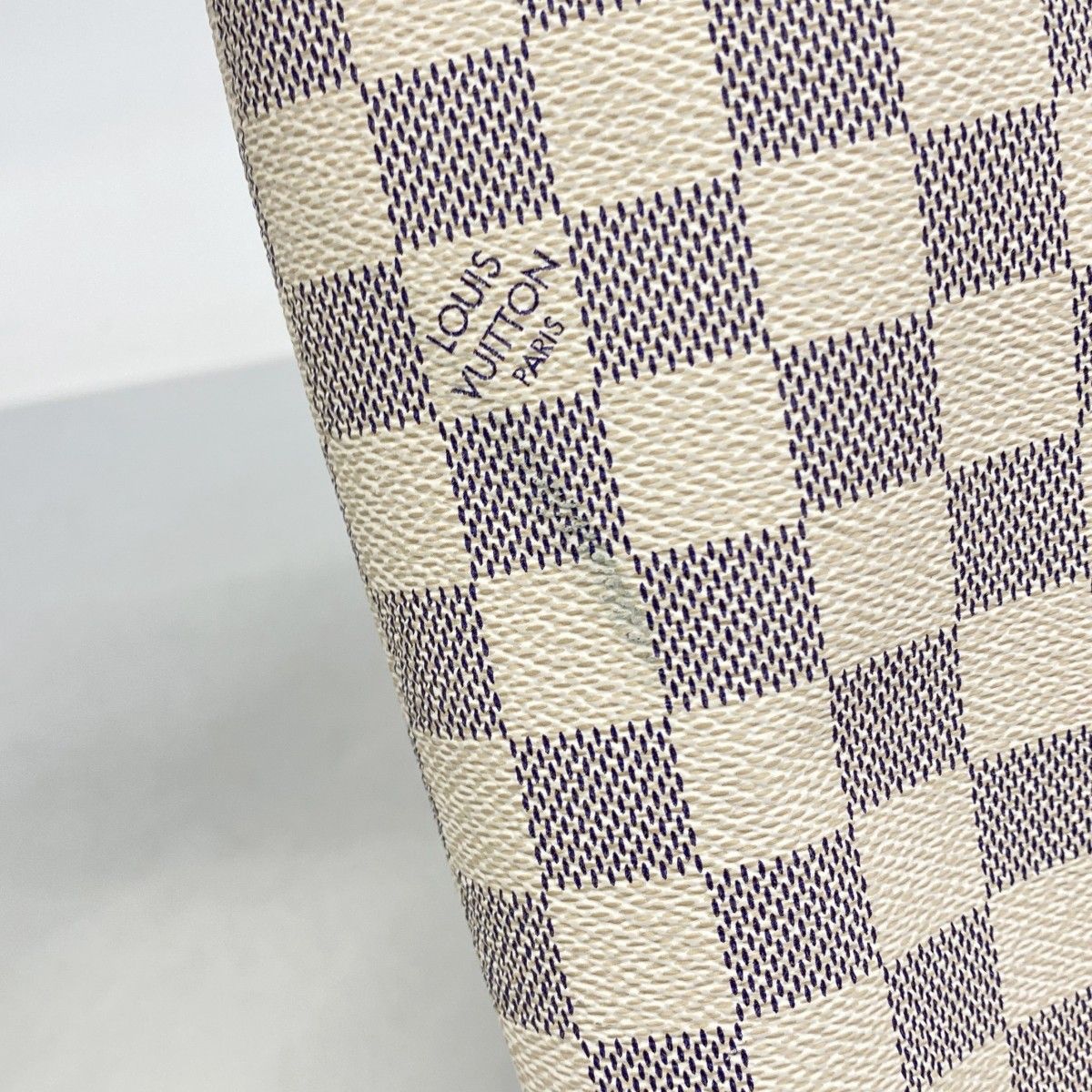 Louis Vuitton Tote Damier Azur Neverfull GM White — view 7