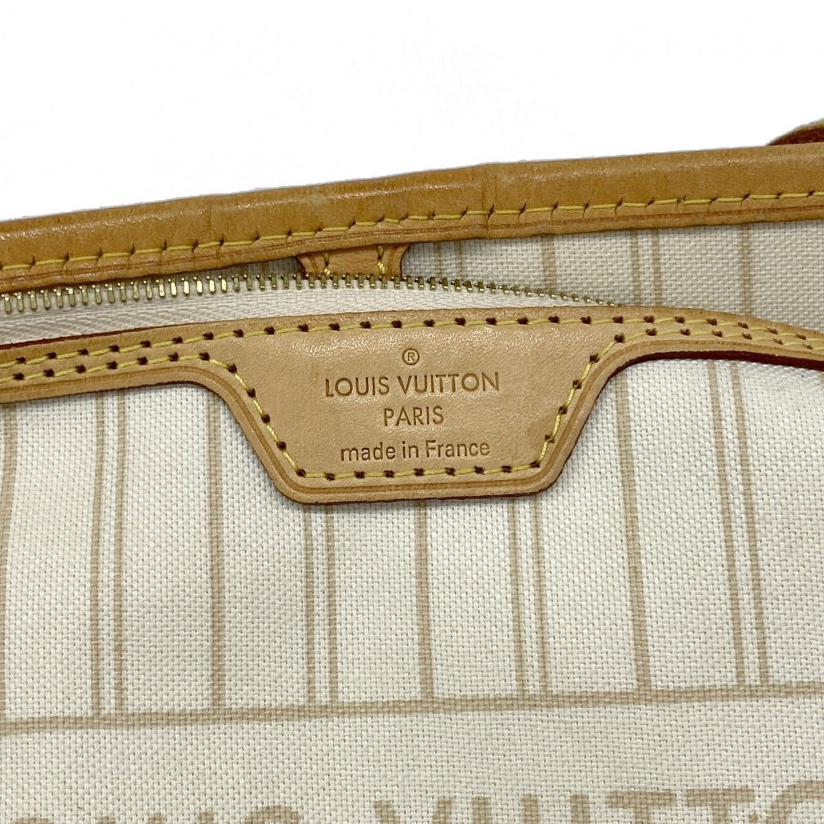 Louis Vuitton Tote Damier Azur Neverfull GM White — view 5