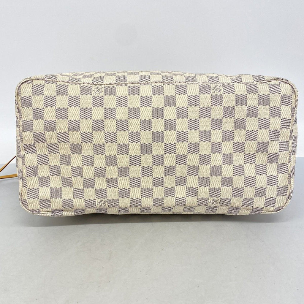 Louis Vuitton Tote Damier Azur Neverfull GM White — view 3