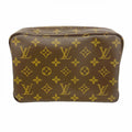 Louis Vuitton Pouch Monogram Trousse Toilette 23 Brown