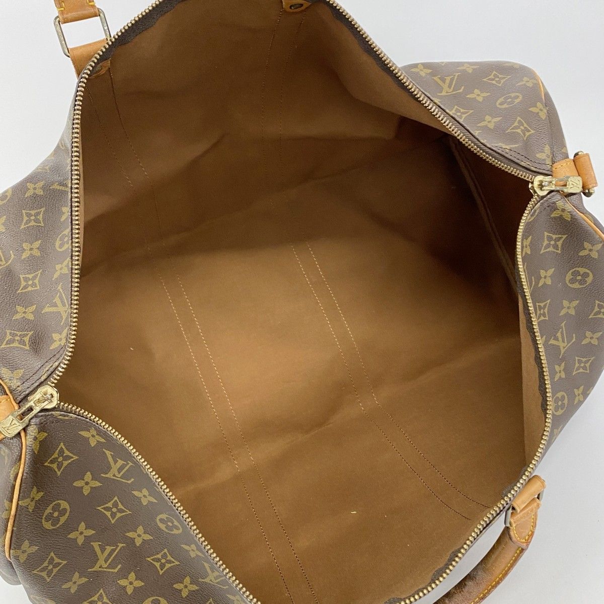Louis Vuitton Boston Bag Monogram Keepall Bandouliere 60 Brown — view 4