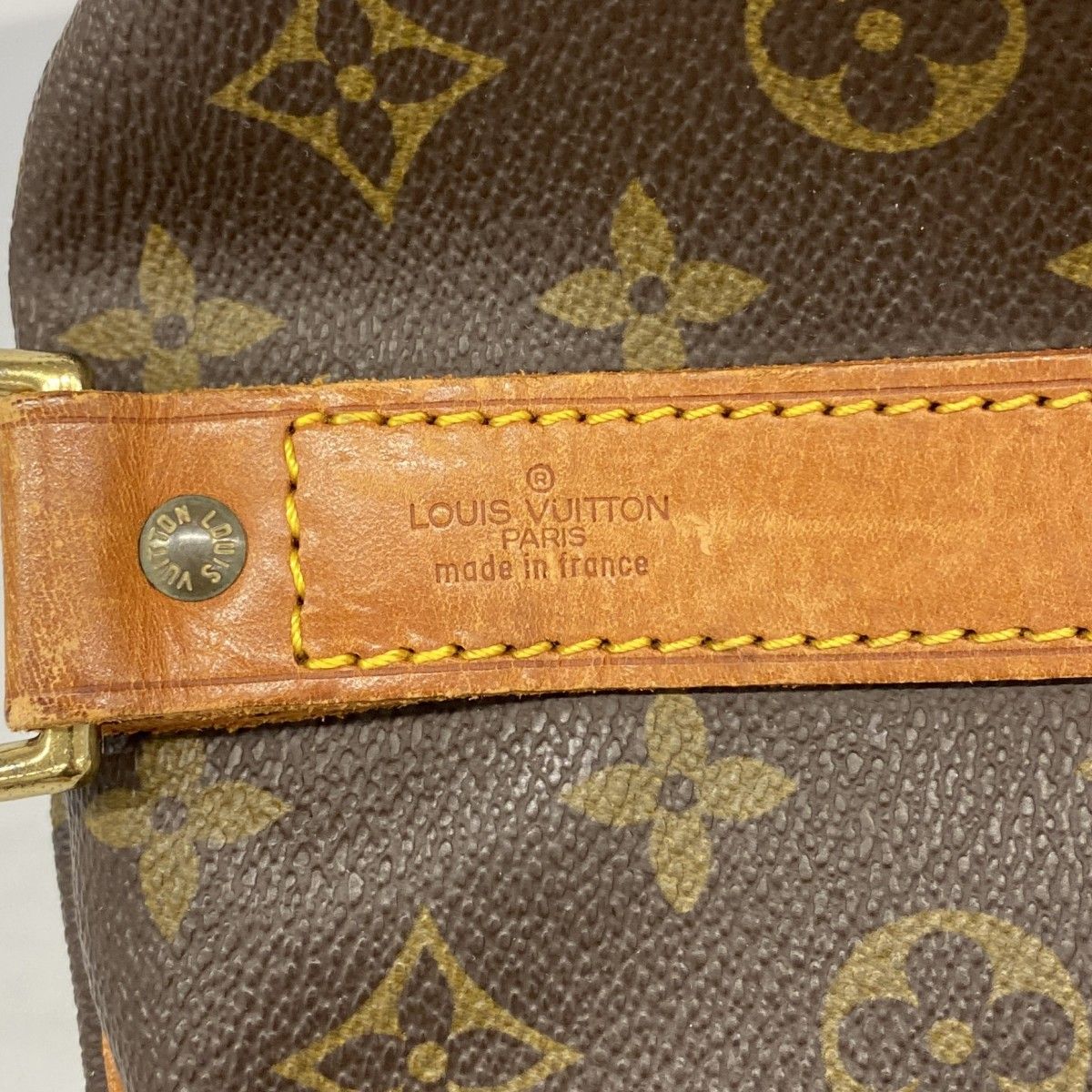 Louis Vuitton Boston Bag Monogram Keepall Bandouliere 60 Brown — view 5