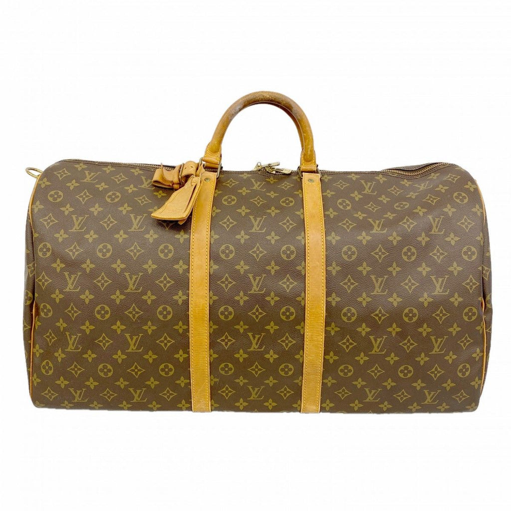 Louis Vuitton Boston Bag Monogram Keepall Bandouliere 60 Brown