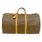 Louis Vuitton Boston Bag Monogram Keepall Bandouliere 60 Brown