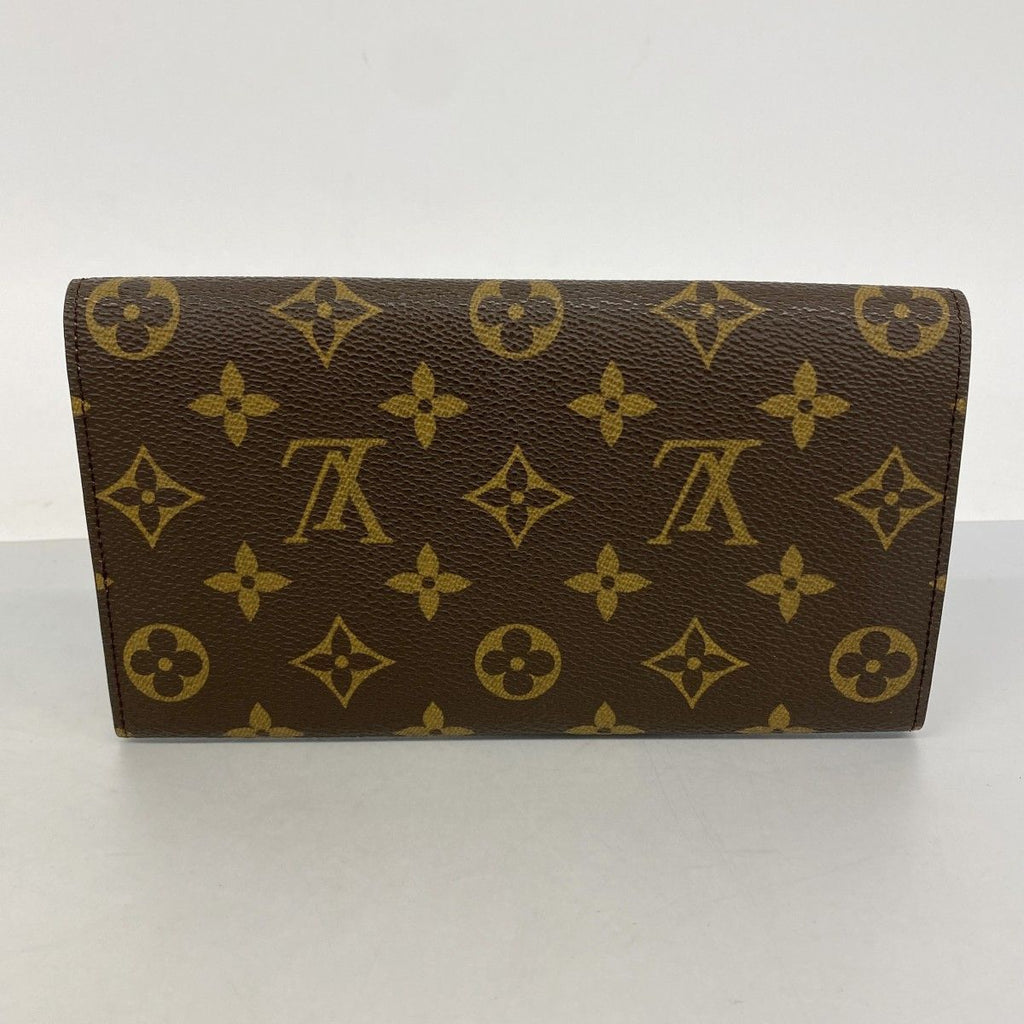 Louis Vuitton Wallet Monogram Porte-Monnaie Cles Brown — view 7