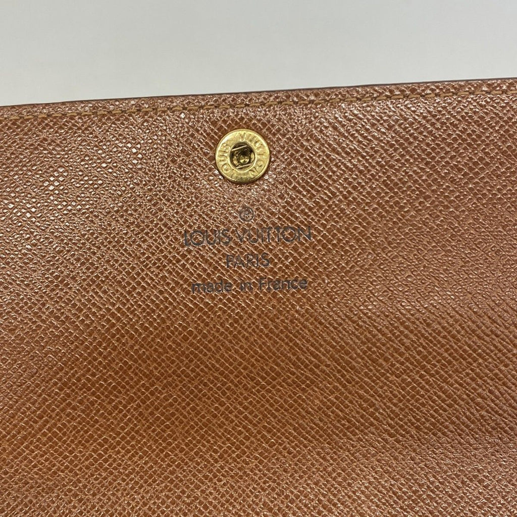 Louis Vuitton Wallet Monogram Porte-Monnaie Cles Brown — view 4