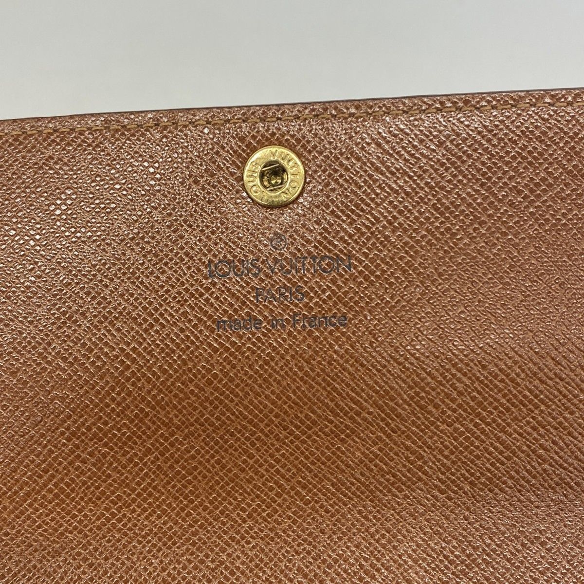 Louis Vuitton Wallet Monogram Porte-Monnaie Cles Brown — view 4