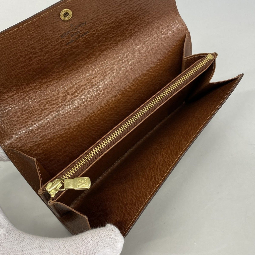 Louis Vuitton Wallet Monogram Porte-Monnaie Cles Brown — view 3