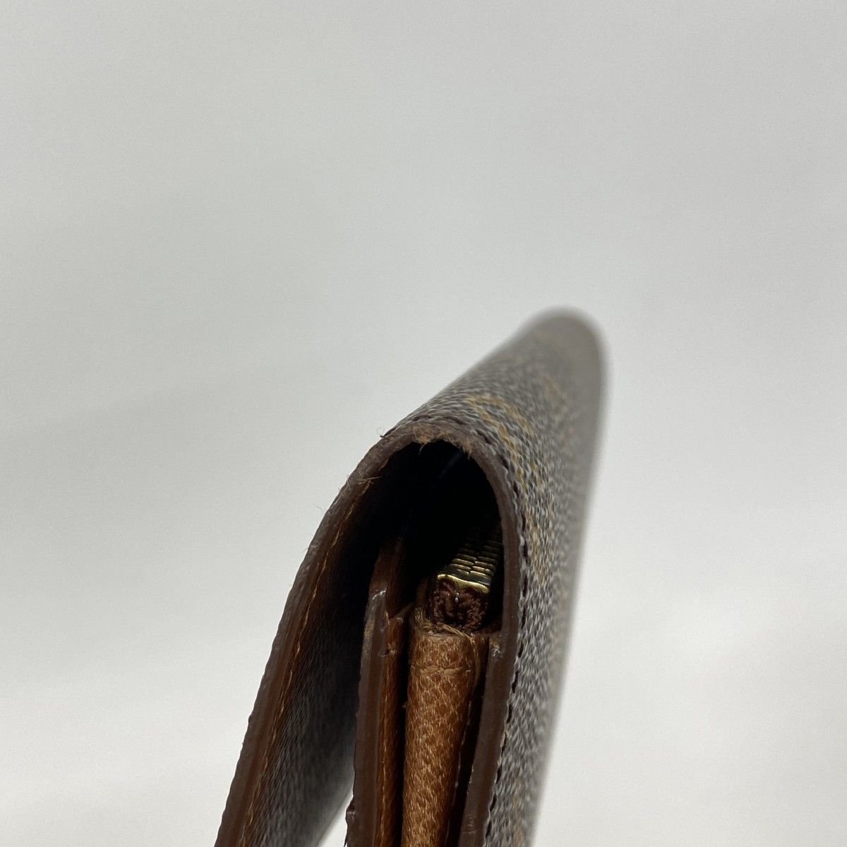 Louis Vuitton Wallet Monogram Porte-Monnaie Cles Brown — view 6
