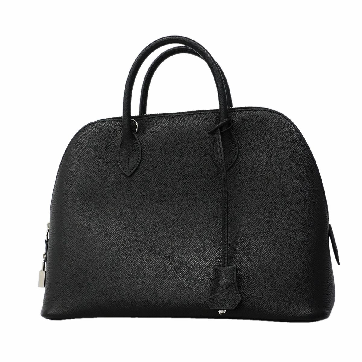 Hermes Handbag Bolide Veau Epsom Black Silver