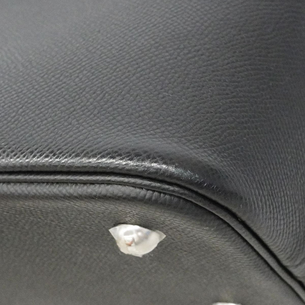 Hermes Handbag Bolide Veau Epsom Black Silver — view 6