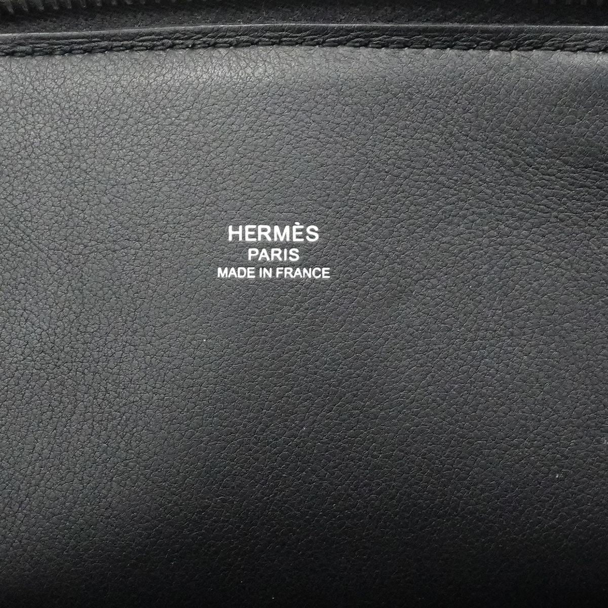 Hermes Handbag Bolide Veau Epsom Black Silver — view 5