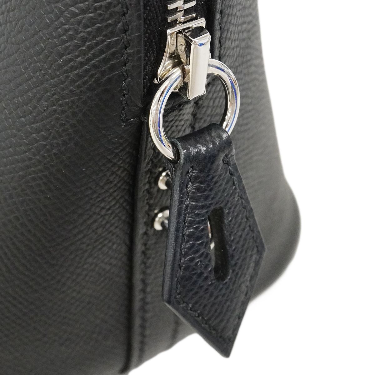 Hermes Handbag Bolide Veau Epsom Black Silver — view 8