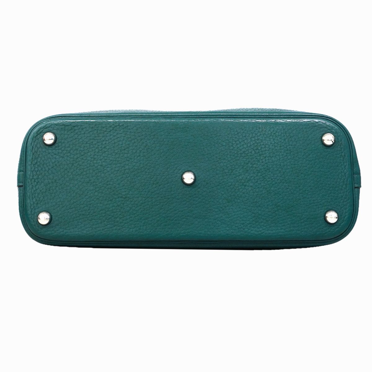 Hermes Handbag Bolide 31 Taurillon Clemence Col Vert Silver 2-Way — view 3