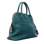 Hermes Handbag Bolide 31 Taurillon Clemence Col Vert Silver 2-Way — view 2