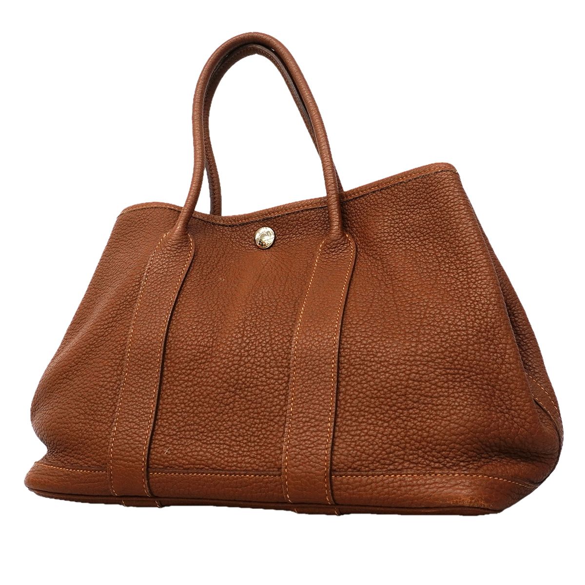 Hermes Tote Garden Party TPM Negonda Noisette Silver