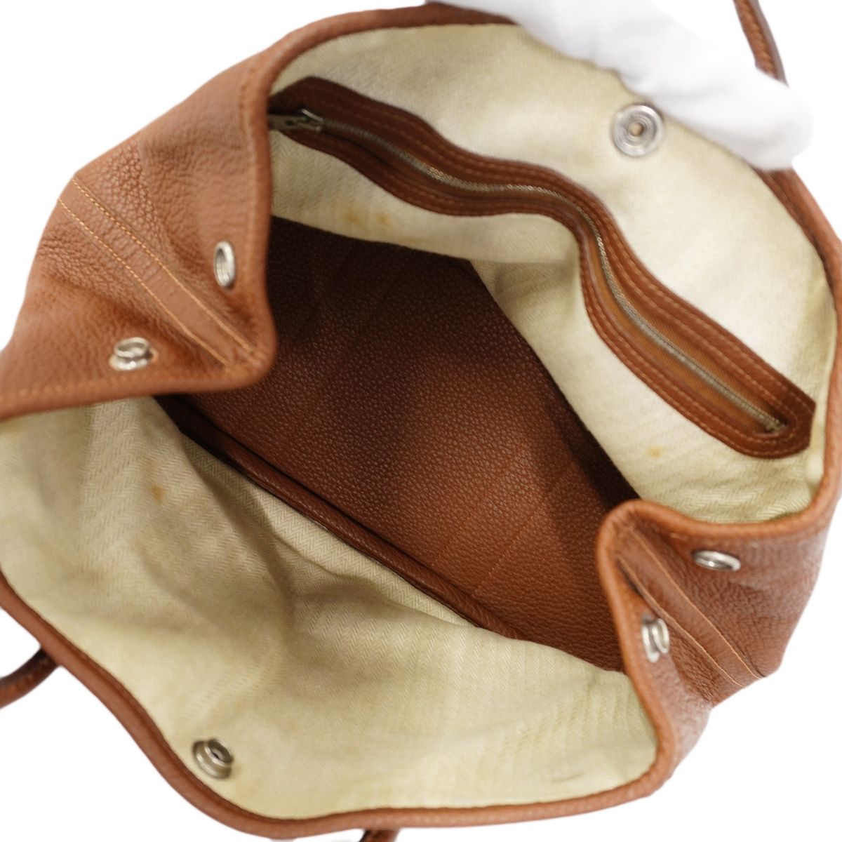 Hermes Tote Garden Party TPM Negonda Noisette Silver — view 4
