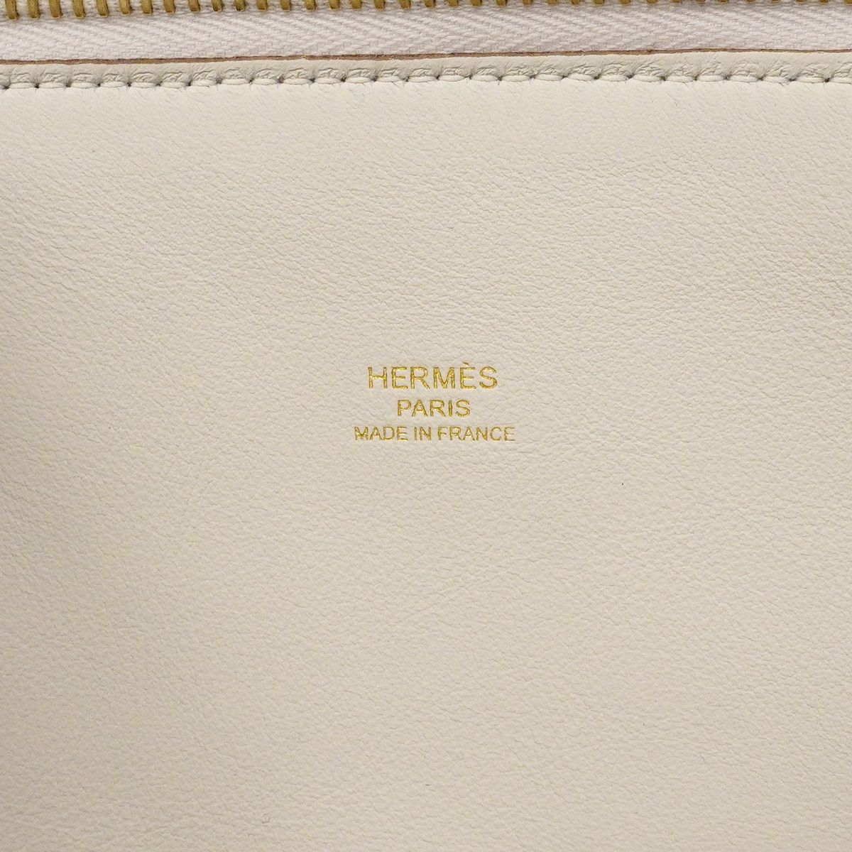 Hermes Handbag Bolide Veau Epsom Gris Perle Gold 2-Way — view 5