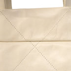 Chanel Backpack 22 Calfskin White Gold — view 7