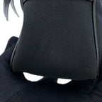 Prada Shoulder Bag Logo Cross Canvas Leather Black — view 7