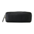 Prada Shoulder Bag Logo Cross Canvas Leather Black — view 3