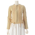 Dior Suede Leather Galliano Era Corset Lace Jacket Beige 36